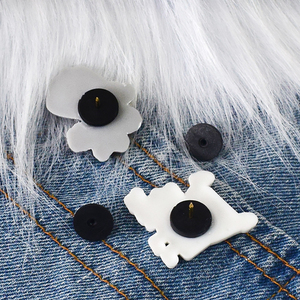 Directamente de fábrica al por mayor Animal gato y comida Logo Pin insignia serie mujeres hombres Pin broches para ropa y bolso - Product Image 2