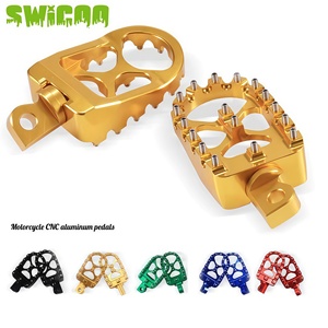 SWICOO pendientes CNC clavijas de pie ancho 360 ° MX <span class=keywords><strong>Chopper</strong></span> Bobber estilo para Harley Dyna Sportster Fatboy Iron <span class=keywords><strong>883</strong></span> - Product Image 2