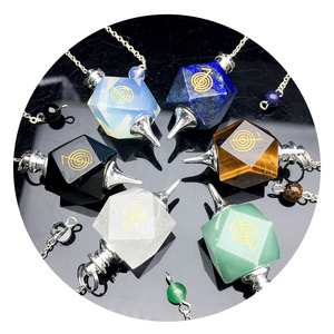 Pendentif Symbole Hexagonal pour Divination Reiki, Hypnotisme, Chakra, Chaîne de Cristal, Pierre de Guérison en Gros, Gemme d'Amour, Art Populaire - Product Image 3