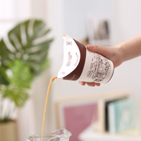 Aangepaste Logo Deksel Gratis Lage Kosten Elimineren Splash Wegwerp Koffie Smile Cup Enkele Dubbele Wand Pla Gecoate Vlinder Papieren Beker