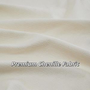 Sofá Nube Extra Grande de Tres Plazas con Otomana, Estilo Casual y Confortable, Tapizado en Tela Color Blanco Hueso, Relleno de Espuma, Comprimido al Vacío - Product Image 4