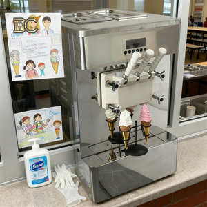 Machine à glace molle professionnelle à double/simplé compresseur, 3 saveurs, pour la vente - Product Image 2