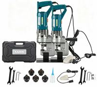 Marteau perforateur rotatif hydraulique électrique portatif KZ MHP-20 220V, diamètre de perçage max. 13MM, pour petits profilés en acier