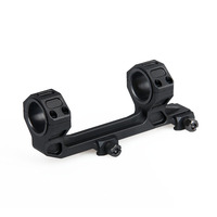 Support de lunette optique de tactiques automatiques 25.4mm/30mm support d'anneaux QD avec niveau à bulle GZ24-0145