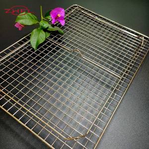 Grille de barbecue en acier inoxydable de 50 cm, en métal expansé, antiadhésive et résistante à la chaleur, pour cuisine extérieure, accessoire de barbecue - Product Image 5