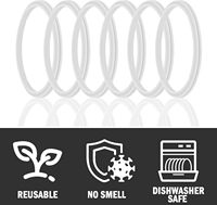 Joint torique pour capuchon flexible large Hydroflask Fit, joint en caoutchouc de 2 ''à 2.3'' pour couvercle de flacon Hydro, remplacement du joint Hydroflask