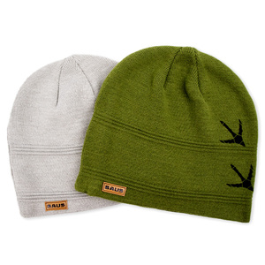 Berretto Invernale da Corsa per Esterni con Logo Personalizzato in Pelle, Cappello Beanie Sportivo in Acrilico Lavorato a Maglia per Uomini e Donne - Product Image 1