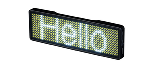 Intermitente empleado USB recargable Led magnético Bluetooth etiqueta de nombre - Product Image 2