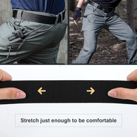 Ceinture tactique légère et anti-coupure en nylon extensible pour hommes, idéale pour la randonnée et la chasse, en sangle de type tactique.