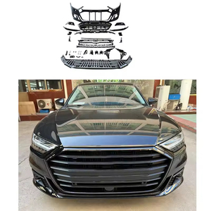 ชุดแต่งกันชนหน้าสไตล์ S8 สำหรับรถยนต์ Audi A8 Facelift พร้อมกระจังหน้า สำหรับรุ่นปี 2019 2020 2021 2022 2023 - Product Image 5