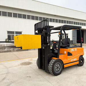 Xe nâng điện điều khiển từ xa, 4 bánh dẫn động, cần nâng hai tầng, sử dụng ắc quy axit chì 72V, chiều cao nâng 3m 5m 6m 7m - Product Image 3