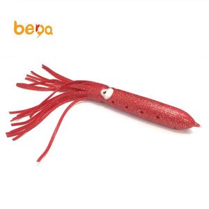 Vente directe d'usine de 24cm-30cm ampoule calmar poulpe en plastique souple leurres de pêche en eau salée pour la pêche en rivière - Product Image 5