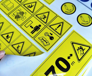 Autocollants en vinyle extérieur adhésifs en acrylique résistants au soleil, film PVC transparent résistant à la chaleur, étiquettes pour usage industriel - Product Image 5