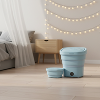 Machine à laver portable mini 20L pour sous-vêtements et chaussettes, prix machine à laver mini entièrement automatique 20L