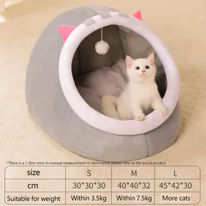 Bola penggoda Sisal mainan kucing dapat dimainkan berkelanjutan dengan pos penggaruk