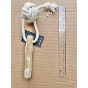 Jouets à mâcher écologiques pour chiens en bois de café, chanvre, corde de coton avec nettoyage naturel des dents, jouet interactif pour animaux de compagnie pour chiens en provenance du VIETNAM - Product Image 4