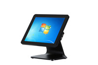 Terminal de point de vente WLLPOS en alliage d'aluminium, écran tactile 15 pouces, caisse enregistreuse électronique, terminal Windows, processeur Intel Core I3/I5, garantie 1 an
