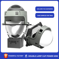 2023 nouveautés 60W phare lumière lampe 3 pouces tout en un Super lumineux Bi LED 3.0 projecteur lentille