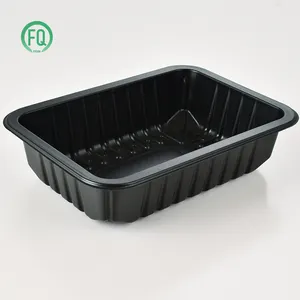 Plastic Blister PP Pallet Fresh Packaging Tray Customize Black Fruit Tray