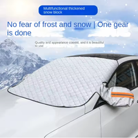 Housse pare-soleil pour pare-brise de voiture, protection contre la neige et le soleil, imperméable, protection magnétique pour automobile, housse de pare-brise avant de voiture