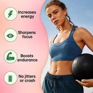 운동 근육 회복 에너지 구미 에너지 집중 및 신진 대사식이 보충제는 수화 및 성능을 지원합니다