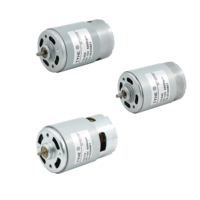 מנועי TYHE Custom 775 DC 12V בעלי הספק גבוה 50W, מומנט נמוך 50 מילימטר-ננומטר, מהירות גבוהה 18000 סל\\\"ד, מנועי DC עם מגנט קבוע, בעלי תקני CE ו-RoHS