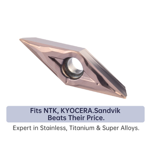 Vcgt110301 vcgt110302 QY chipbreaker vcgt carbie chèn cho độ chính xác OD hoàn thiện dễ dàng cắt sắt và thép carbon thấp - Product Image 2