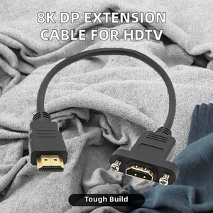 Câble d'extension DisplayPort mâle-femelle 8K pour HDTV, <span class=keywords><strong>Nintendo</strong></span> <span class=keywords><strong>Switch</strong></span>, Smart Box, projecteur - 1.4 Moniteur d'ordinateur en stock - Product Image 2