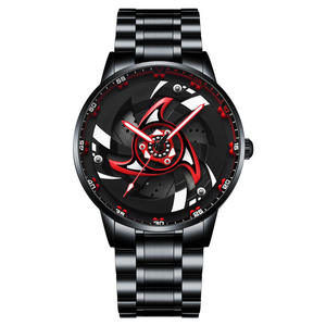 Reloj de cuarzo impermeable SVJ 2062 <span class=keywords><strong>con</strong></span> diseño original modificado de buje de rueda, embrague de motor y <span class=keywords><strong>alma</strong></span> de motocicleta giratoria para hombre - Product Image 4