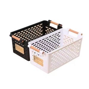 <b>Plastic</b> <b>Basket</b> Rectangle Snack Sundries Storage Box for Bathroom Desktop Kitchen - Product Image 2