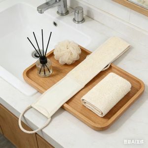 Factory OEM Natural Loofah Sponge <strong>Back</strong> <strong>Scrubber</strong> for Bath Shower Exfoliating Body Use - Product Image 2