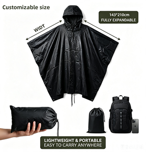 Impermeabile Tre-in-Uno per Escursionismo - Leggero in Poliestere per Campeggio, Alpinismo e Viaggi, Tenda Impermeabile per Escursioni e Campeggio - Product Image 3
