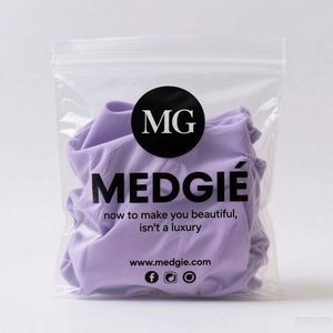 Low MOQ Custom Printing Company Logo <b>Biodegradable</b> PE 140 Microns T-Shirt & Socks <b>Packaging</b> Frosted Zipper Bag for Clothing - Product Image 3