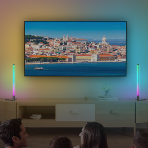 โคมไฟตั้งโต๊ะเชื่อมต่อผ่าน USB จังหวะอัจฉริยะพร้อม alexa/google ผู้ช่วยไฟ LED ของขวัญสุดสร้างสรรค์สำหรับห้องเล่นเกมโฮมรูม - Product Image 5