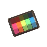 Autocollant Fluorescent Transparent Index Onglets Boîte Sticky Page Marqueurs Planificateur Notes Livre Petit Pop Post Onglets Drapeaux Autocollants