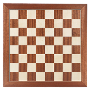 Tablero de Ajedrez Grande Hecho a Mano de Madera de Arce Caoba con Chapa de Madera de 54*54*1.5cm, Tablero de Ajedrez de Gran Tamaño de 21 Pulgadas - Product Image 1
