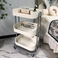 Chariot de salon de beauté mobile Yicheng Beauty SPA Salon support de rangement multifonctionnel pour chariot à ongles avec roues à vendre
