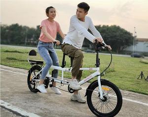 El padre y el hijo de la madre y el niño bicicleta tándem de par de viaje y turismo para dos personas en dos-siéntate Doble - Product Image 6