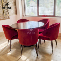 Ensemble de meubles de restaurant commercial moderne sur mesure en marbre pour la restauration et l'hôtellerie, solution clé en main