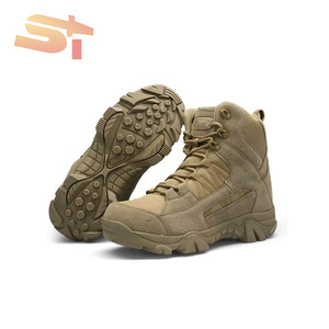 Zapatos de Exterior de PU con Cordones y Caña Alta SIKE para Hombre, Zapatos de Senderismo y Montañismo de Talla Grande, <span class=keywords><strong>Botas</strong></span> Tácticas - Product Image 2