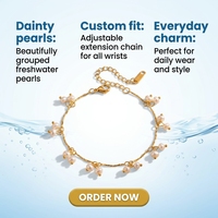 Ensemble de colliers minimalistes tendance en acier inoxydable plaqué or avec imitation perles – Bijoux délicats, élégants et polyvalents, idéal comme cadeau