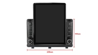 Monitor de Coche Tesla Android 11 8+128G para Opel Antara 2006-2017, Multilingüe, Botón de Luz, Carplay+auto, Cámara 360, GPS para Coche
