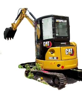 Mini-excavatrice Caterpillar 303.5E d'origine japonaise, mini-excavatrices Cat 3 tonnes sur chenilles, accessoire tarière hydraulique d'occasion - Product Image 1