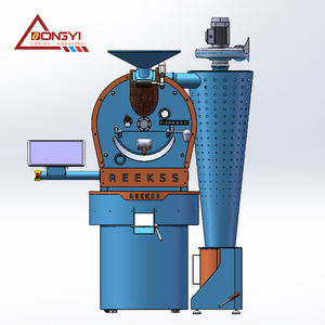Nueva Tostadora <span class=keywords><strong>de</strong></span> Granos <span class=keywords><strong>de</strong></span> <span class=keywords><strong>Café</strong></span> REEKSS <span class=keywords><strong>de</strong></span> 6 kg Totalmente Automática con Tambor <span class=keywords><strong>de</strong></span> Hierro Fundido y PC Industrial - Product Image 6