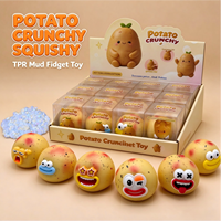 Direct usine, 19 styles, ensemble de jouets anti-stress TPR effet boue, croquants et moelleux, pour grossistes, stock en gros, Hot Food Crunchy Squishy