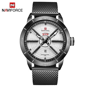 Nuevo Reloj de Pulsera Naviforce 9155 de Lujo para Hombre, Reloj de Cuarzo Informal de Acero Inoxidable de Marca para Hombre - Product Image 4