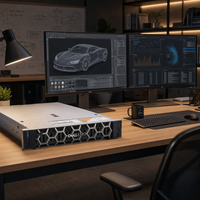 Serveur en rack 2U de qualité industrielle à performances supérieures Supreme Speed pour PowerEdge R740, compatible NVMe, en stock, 2,4 GHz