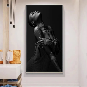 Lüks ev dekorasyonu kadın boyama tuval sanat yağlıboya kız HD seksi kristal porselen ev dekor ve duvar sanatı - Product Image 5