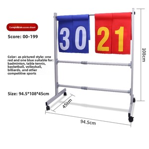 <span class=keywords><strong>Tabellone</strong></span> segnapunti per giochi di basket e calcio Naili per la competizione di conoscenza con Flip Counter e attrezzature per campi a cremagliera - Product Image 6