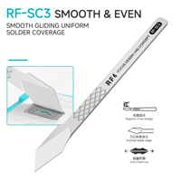 Grattoir à pâte à souder double face non magnétique RF4 RF-SC3 15 °   Lame à biseau fin pour l'étalement de l'étain sur les circuits imprimés (CI) – Outil manuel d'entretien